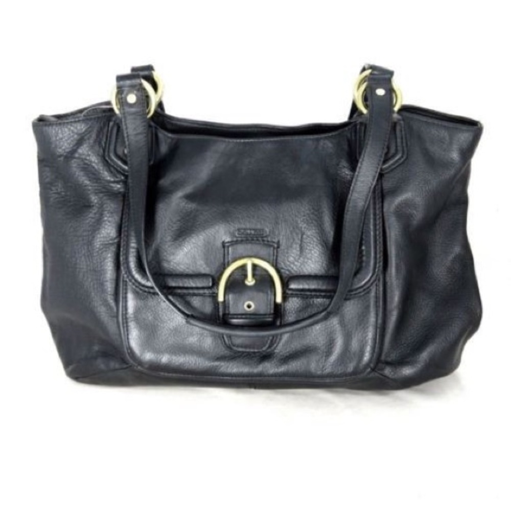 Coach Black Leather Campbell Belle Carry